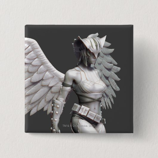 Badge Carré 5 Cm Hawkgirl (Devant)