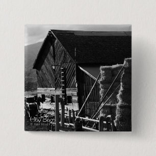 Badge Carré 5 Cm Hay Barn