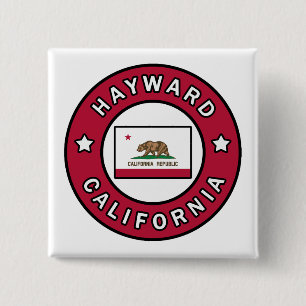 Badge Carré 5 Cm Hayward California