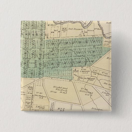 Badge Carré 5 Cm Haywards, San Lorenzo (Devant)