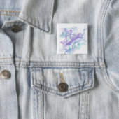 Badge Carré 5 Cm Haze violet Abstrait (En situation)