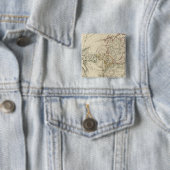 Badge Carré 5 Cm Hémisphère Nord (En situation)