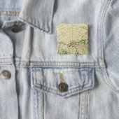 Badge Carré 5 Cm Hémisphère Nord 2 (En situation)