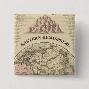 Badge Carré 5 Cm Hémisphère oriental