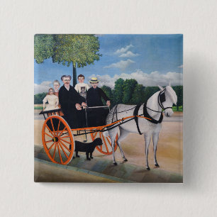 Badge Carré 5 Cm Henri Rousseau - La Carriole du père Junier