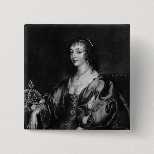 Badge Carré 5 Cm Henrietta Maria
