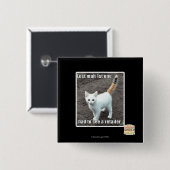 Badge Carré 5 Cm Heure-milliampère perdu un ęr (Devant & derrière)