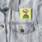 Badge Carré 5 Cm Hill Billy (En situation)