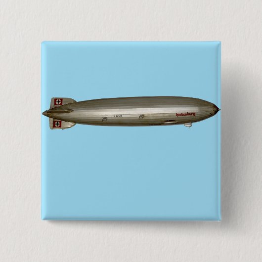 Badge Carré 5 Cm Hindenburg (Devant)