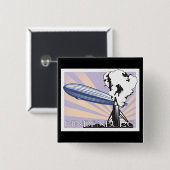 Badge Carré 5 Cm Hindenburg (Devant & derrière)