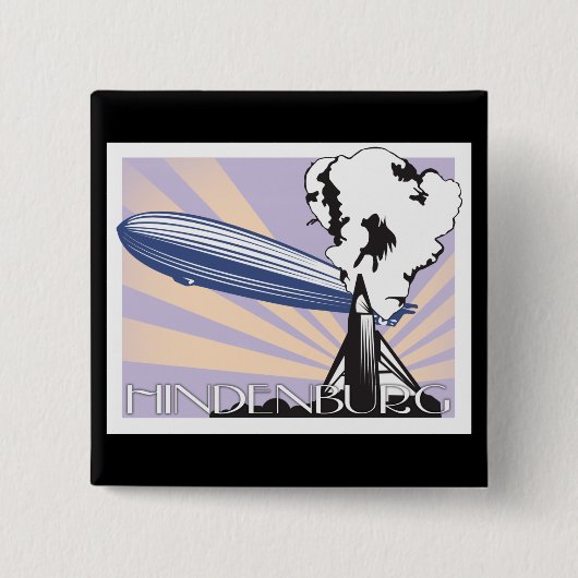 Badge Carré 5 Cm Hindenburg (Devant)