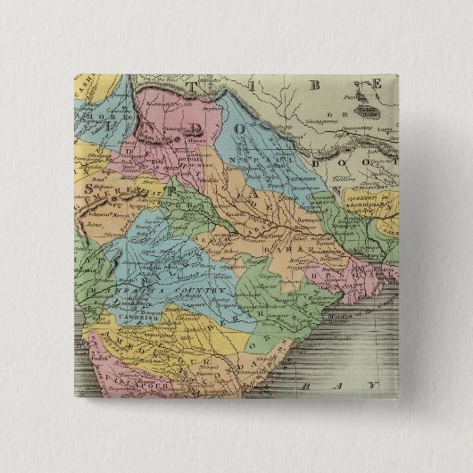 Badge Carré 5 Cm Hindostan 2 (Devant)