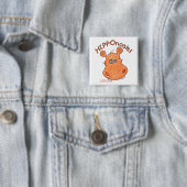 Badge Carré 5 Cm HIPPOnosis ! (En situation)