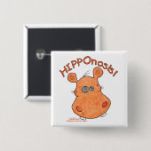 Badge Carré 5 Cm HIPPOnosis ! (Devant & derrière)