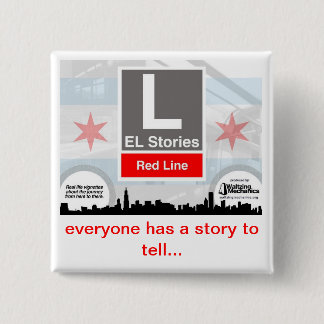 Badge Carré 5 Cm Histoires d'EL - mécanique valsante