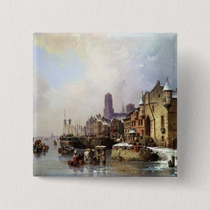 Badge Carré 5 Cm Hiver dans Konigsberg