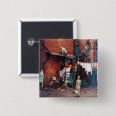 Badge Carré 5 Cm Homecoming G.I. (Devant & derrière)