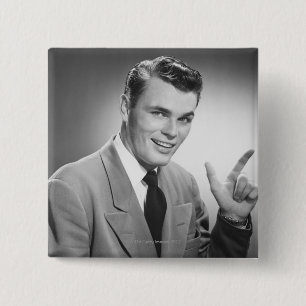 Badge Carré 5 Cm Homme dirigeant 2