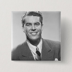 Badge Carré 5 Cm Homme réussi