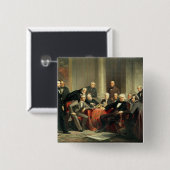 Badge Carré 5 Cm Hommes de progrès (Devant & derrière)