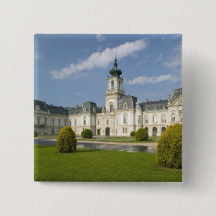 Badge Carré 5 Cm HONGRIE, région du lac Balaton, KESZTHELY :2