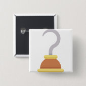 Badge Carré 5 Cm Hook (Devant & derrière)