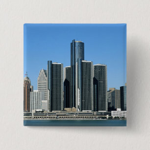 Badge Carré 5 Cm Horizon 4 de Detroit