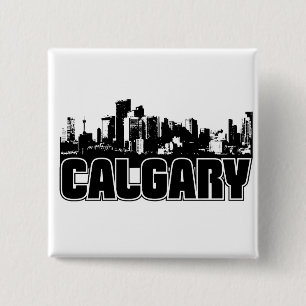 Badge Carré 5 Cm Horizon de Calgary