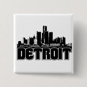 Badge Carré 5 Cm Horizon de Detroit