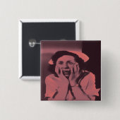 Badge Carré 5 Cm Horreur d'infirmière (Devant & derrière)