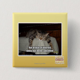 Badge Carré 5 Cm Hors du manque d'intérêt