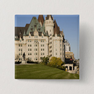 Badge Carré 5 Cm Hôtel Chateau Laurier à Ottawa, Ontario, Canada