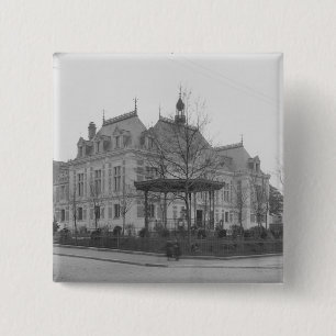Badge Carré 5 Cm Hôtel de ville, c.1886-90