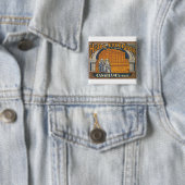 Badge Carré 5 Cm Hotel Excelsior Casablanca (En situation)