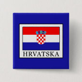 Badge Carré 5 Cm Hrvatska (Devant)