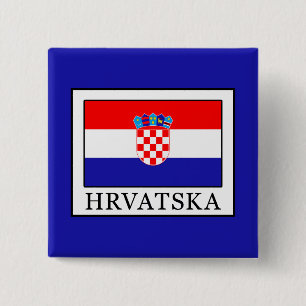 Badge Carré 5 Cm Hrvatska