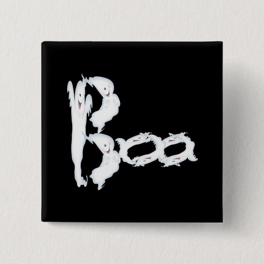 Badge Carré 5 Cm Huez le bouton (Devant)