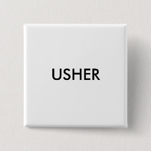 BADGE CARRÉ 5 CM HUISSIER