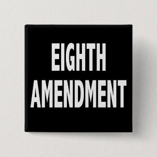 Badge Carré 5 Cm Huitième bouton d'amendement