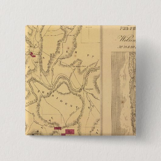 Badge Carré 5 Cm Humboldt Mining & Ref Co (Devant)
