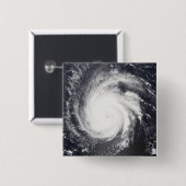 Badge Carré 5 Cm Hurricane France (Devant & derrière)