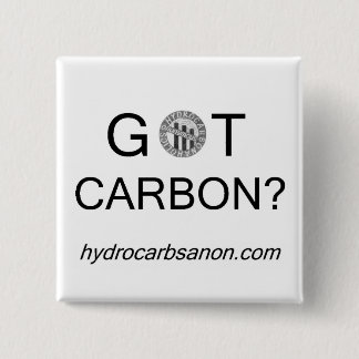 Badge Carré 5 Cm Hydrocarbsanon a obtenu le carbone ? Bouton