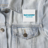 Badge Carré 5 Cm Hydropower Humide ! (En situation)
