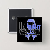 Badge Carré 5 Cm Hypertension pulmonaire dans la lutte pour un remè (Devant & derrière)