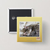 Badge Carré 5 Cm I a un u (Devant & derrière)