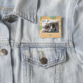 Badge Carré 5 Cm I a un u (En situation)