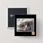 Badge Carré 5 Cm I a un u (Devant & derrière)