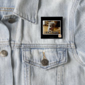 Badge Carré 5 Cm I a une saveur (En situation)