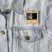 Badge Carré 5 Cm I aucun veulent aller au partee de fancee du DA (En situation)