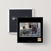 Badge Carré 5 Cm I demande un frère (Devant & derrière)